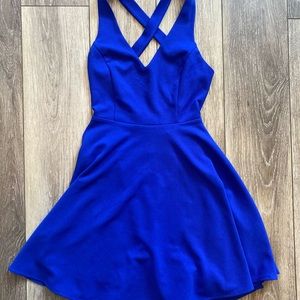 Lulus skater style cross back dress